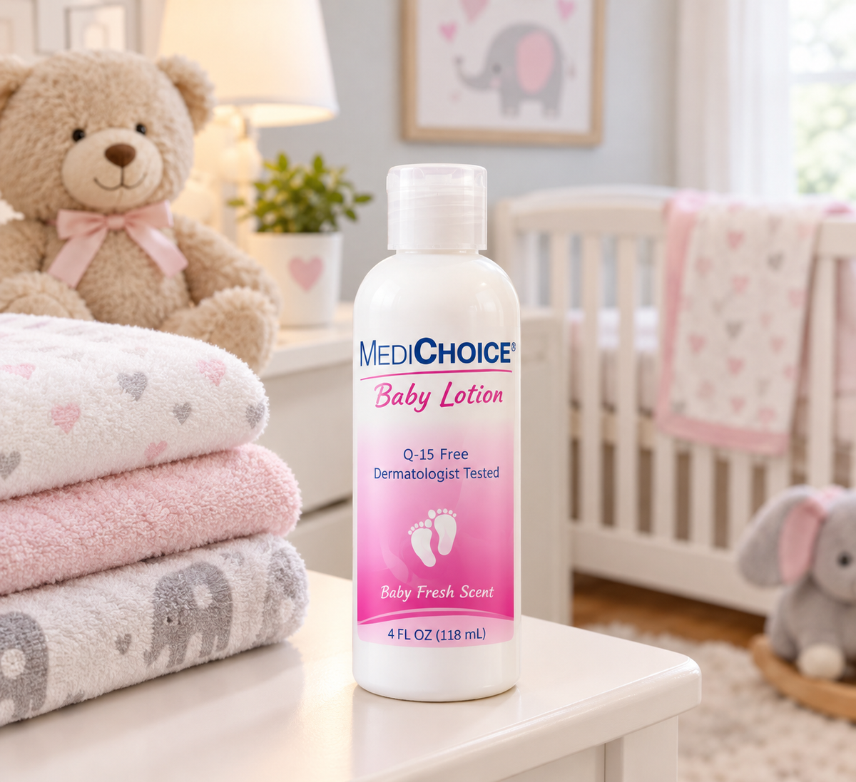 MediChoice Baby Lotion 4oz (BL4040) Pack of 4