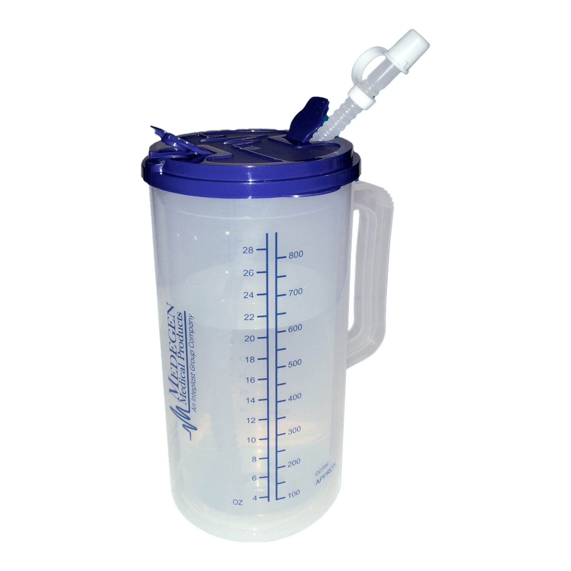 MediChoice Patient Mug, Graduated, Clear Plastic, 32 Ounce, 1 Each