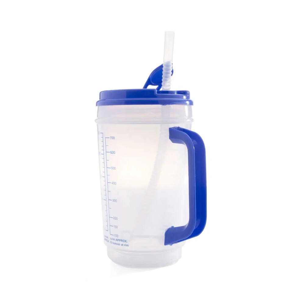 MediChoice Patient Mug, Graduated, Clear Plastic, 32 Ounce, 1 Each