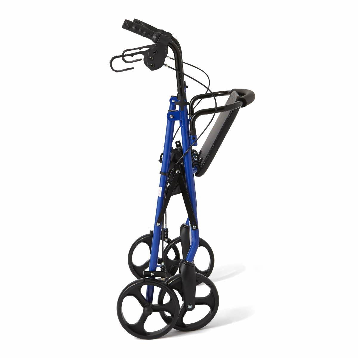 Rollator, Basic, Steel, 8", Blue MDS86850EBS8