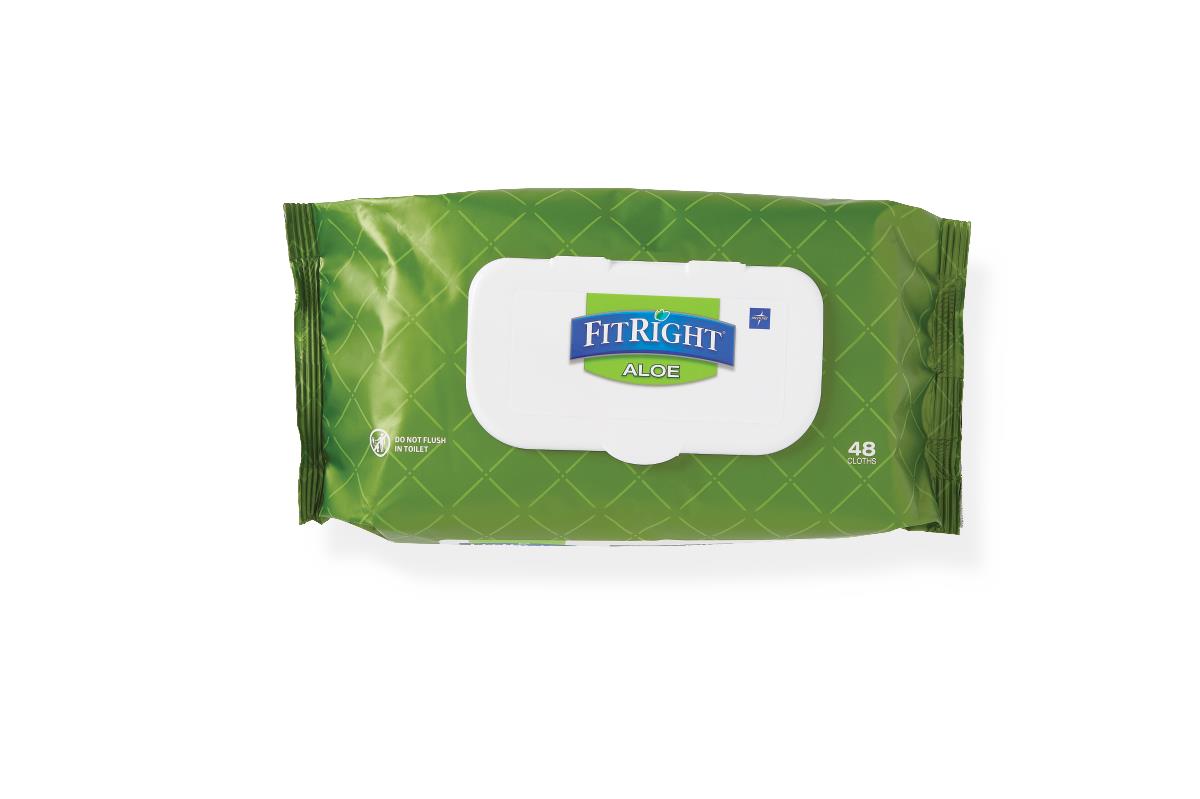 Wipe, Aloetouch, Frag Free, Quilted 48Pk MSC263625H