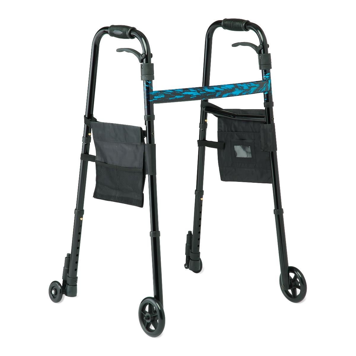 Walker, Trigger, Folding, 5" Wheels MDS86410TRIG
