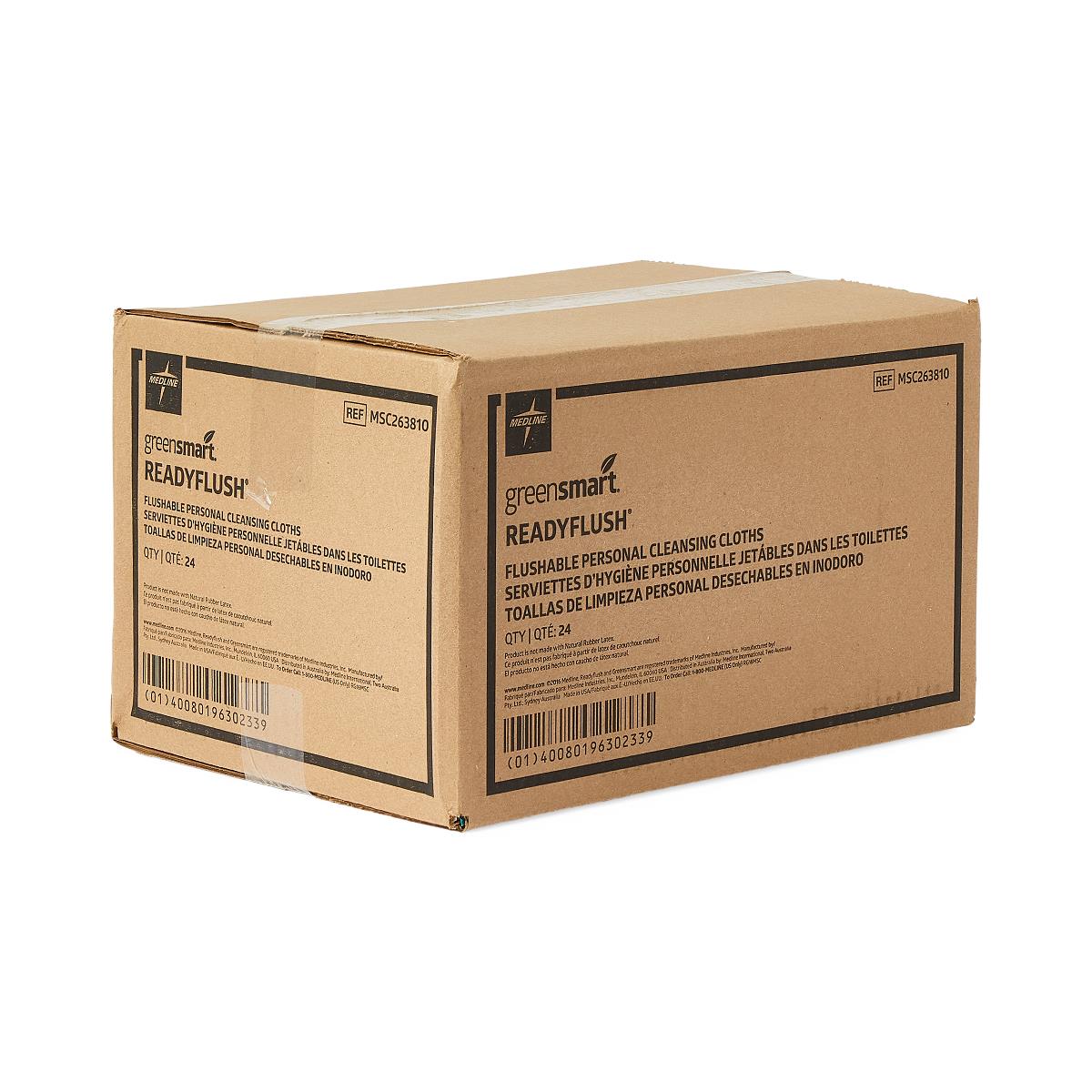 Wipe, Readyflush, Scented, 24/Pack MSC263810