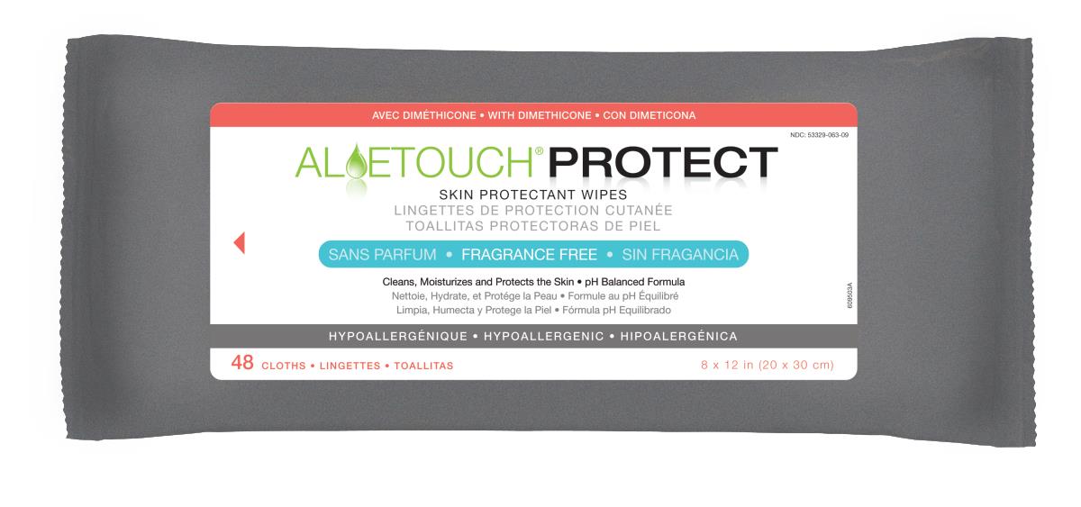 Wipe, Aloetouch, Protect, Dimeth, 24/Pk MSC095281H