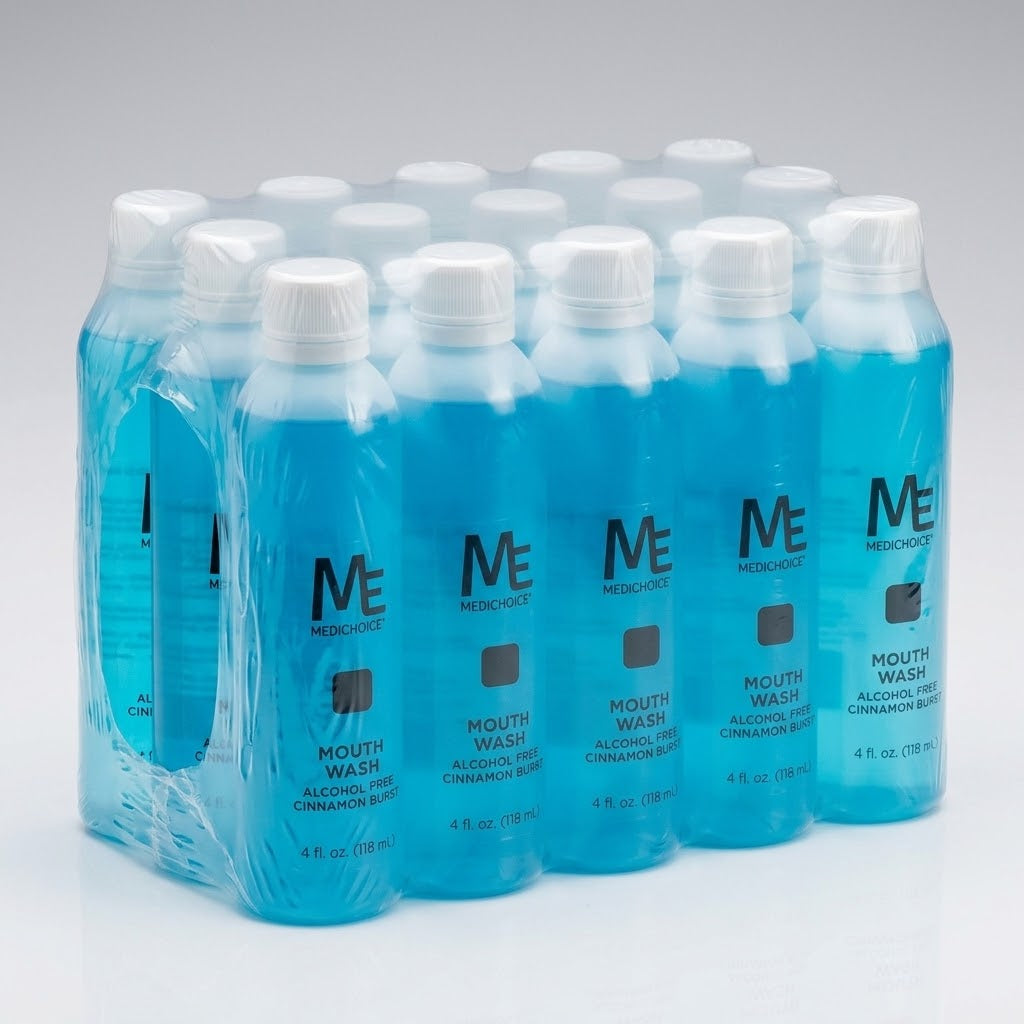 ME MediChoice Mouthwash Alcohol Free, Cinnamon Burst Flavor 6-Pack (PC7500)