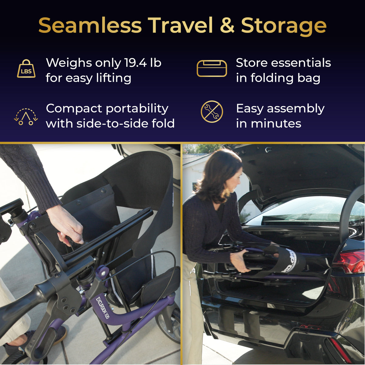MD by Drive Excursion X20 Rollator