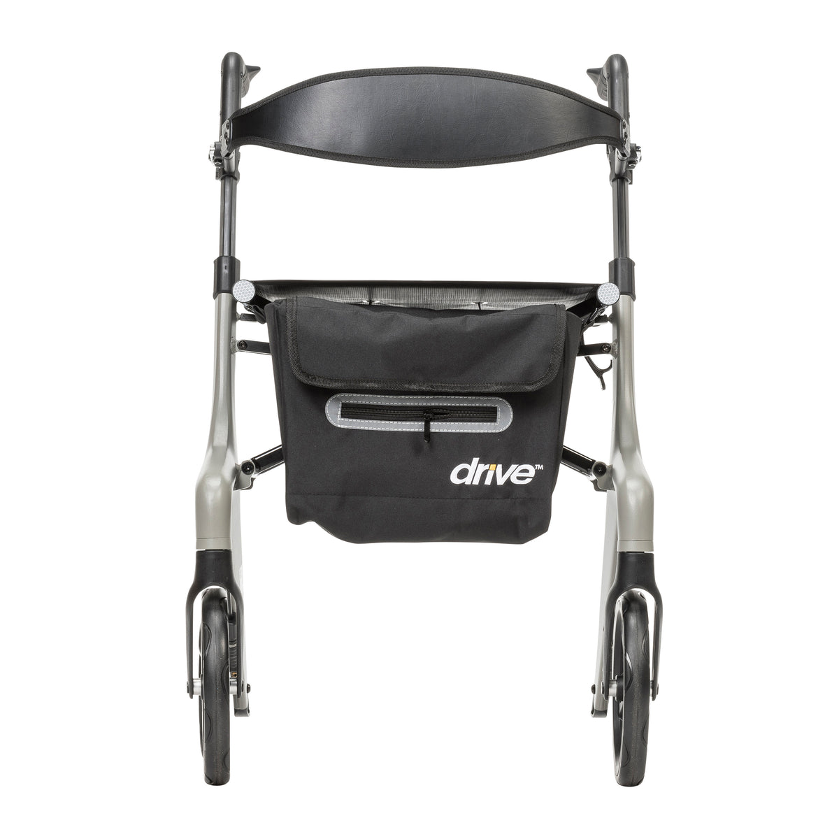 AeroWalk Ultra-Lite Rollator Rolling Walker, Grey
