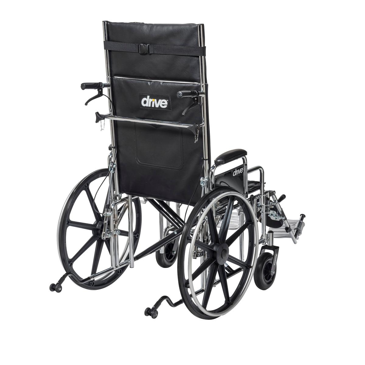 Sentra Reclining Wheelchair, Detachable Desk Arms, 22" Seat