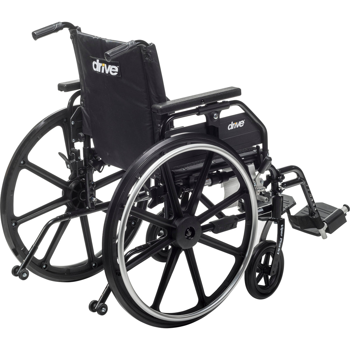 Viper Plus GT Wheelchair with Universal Armrests, 16" Seat, Swing-Away Footrests, view 2