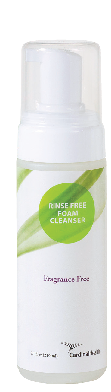 Cardinal Health™ Rinse Free Foam Cleanser 7.1 oz Fragrance Free 2 Pack