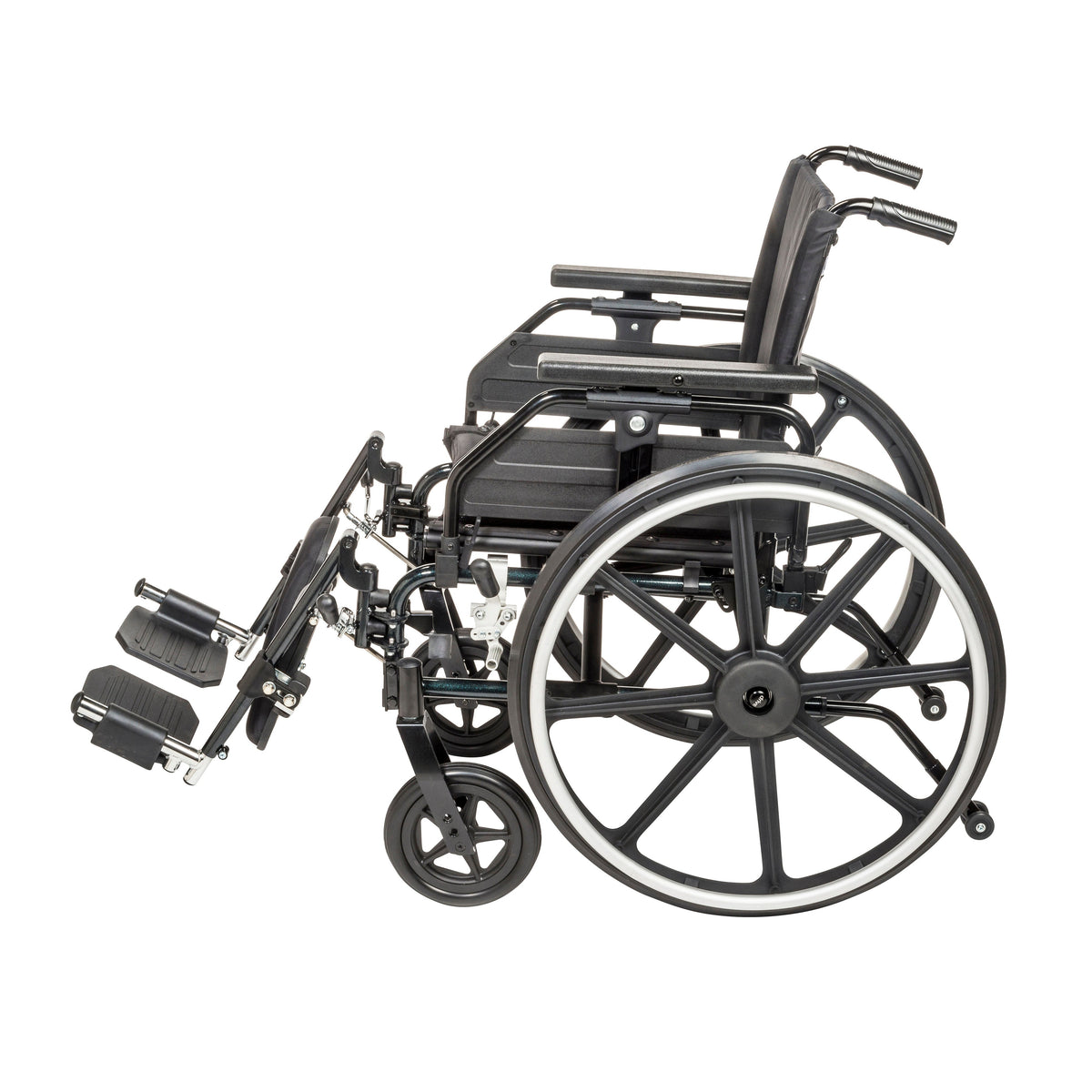Viper Plus GT Wheelchair with Universal Armrests, 16" Seat, Elevating Legrests, view 4