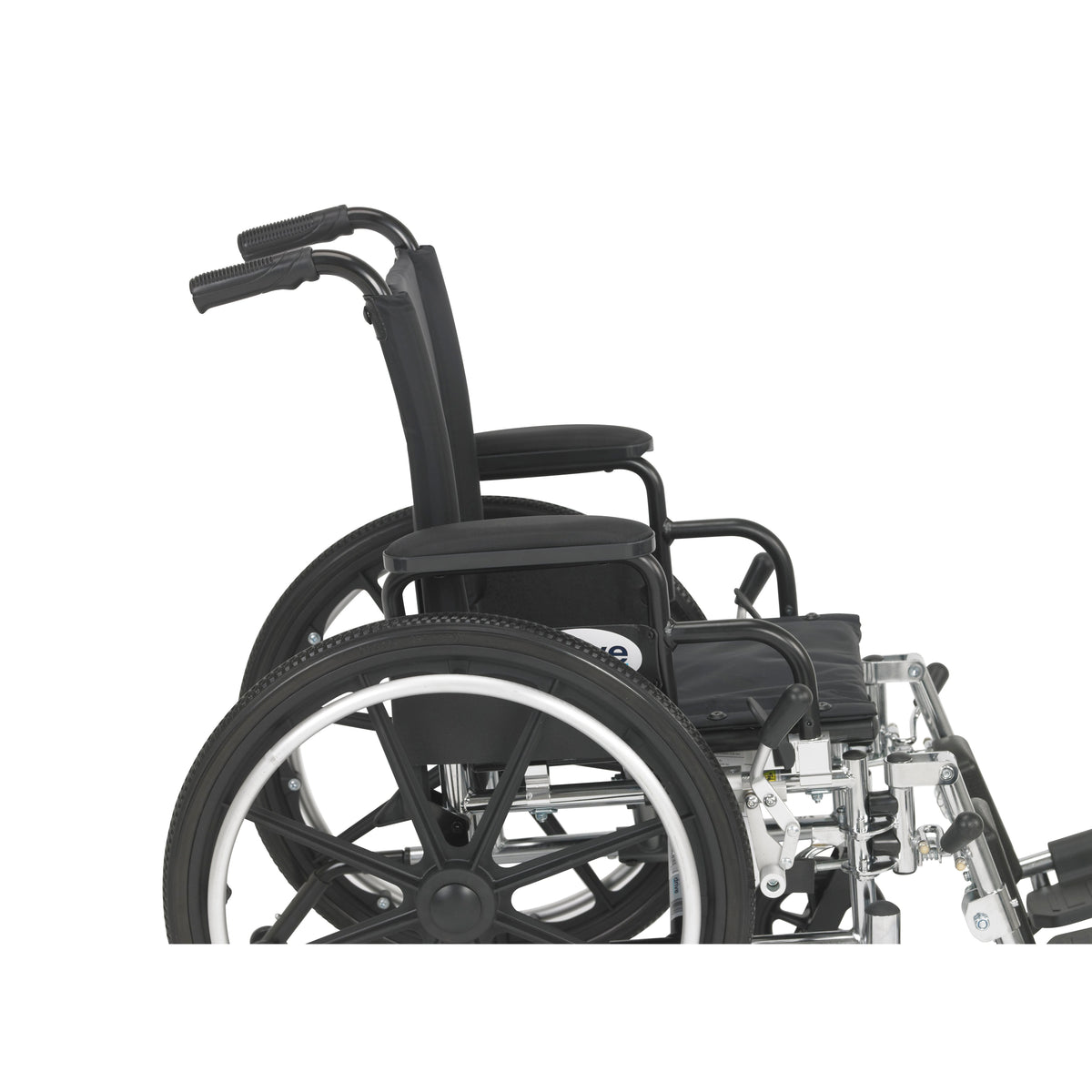 Viper Wheelchair with Flip Back Removable Desk Arms, 14" Seat, Elevating Leg Rests, view 2