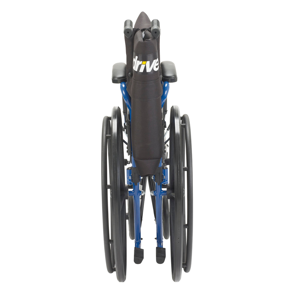 Blue Streak Wheelchair with Flip Back Desk Arms, 20" Seat, Swing-Away Footrests - view 6