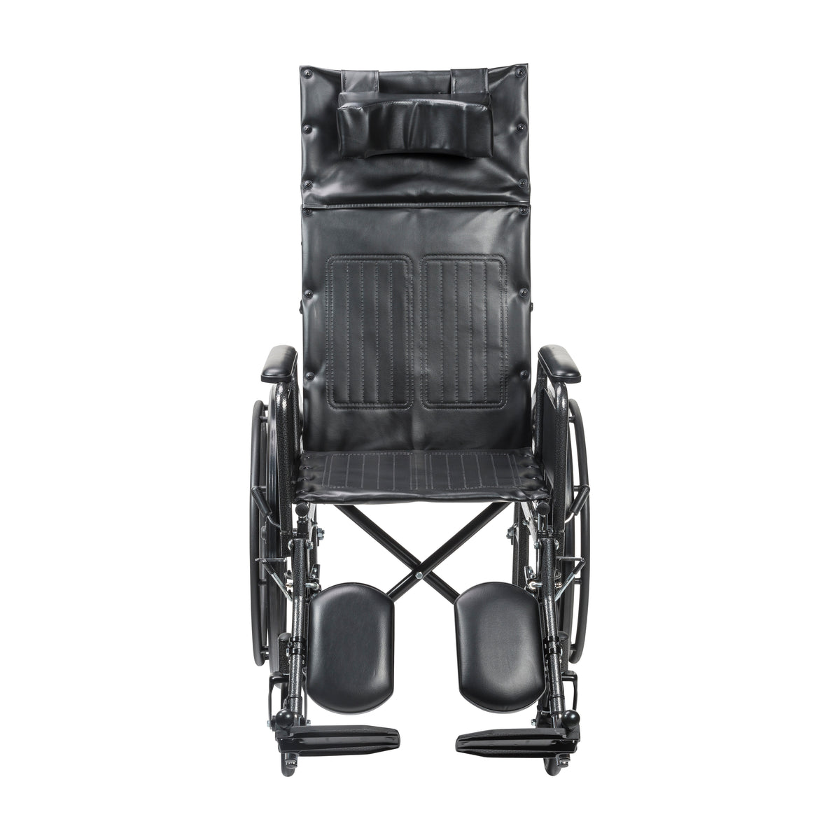 Silver Sport Full-Reclining Wheelchair, Full Arms, 18" Seat