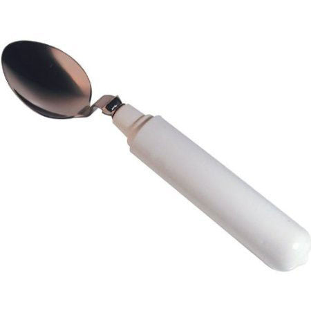 Swivel Eating Utensils with Built-Up Comfort Grip Handles (3)