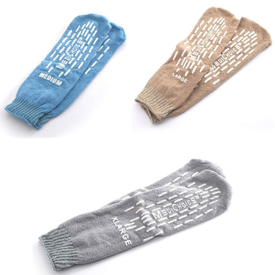 Medichoice Double Tread Slipper Socks for Fall Management