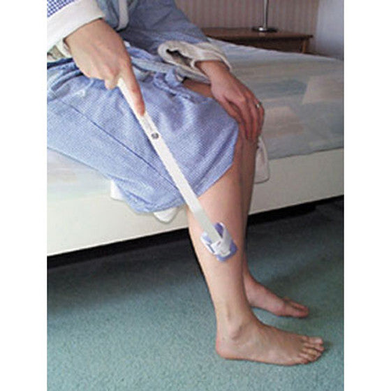 Extra Long Razor Holder with Slip Resistant Handles