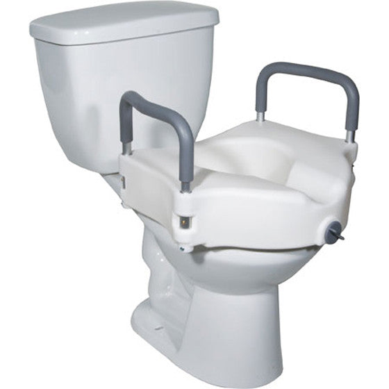 Drive&trade; 2 in 1 Locking Elevated Toilet Seat
