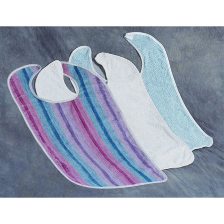 Terry Cloth Adult Bibs - 3 pack
