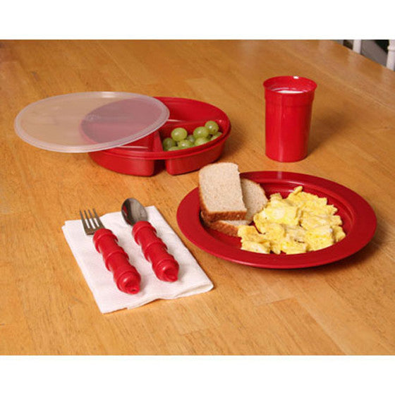 Alzheimer's Deluxe Redware&trade; Dinnerware Set