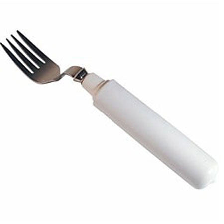 Swivel Eating Utensils with Built-Up Comfort Grip Handles (2)