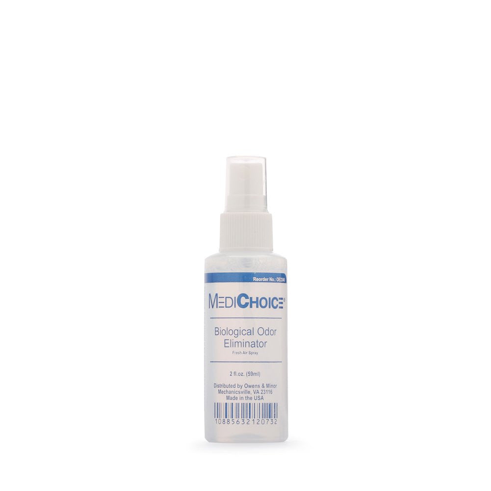 2oz Scented MediChoice Biological Odor Eliminator spray is the only odor eliminator that completely removes odors instead of just masking them!
