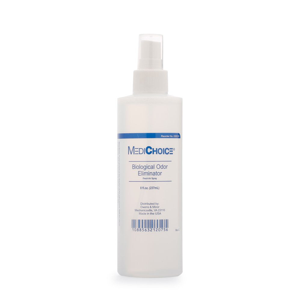 8oz Scented MediChoice Biological Odor Eliminator spray is the only odor eliminator that completely removes odors instead of just masking them!