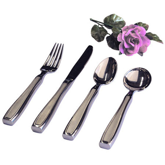 Weighted eating utensils