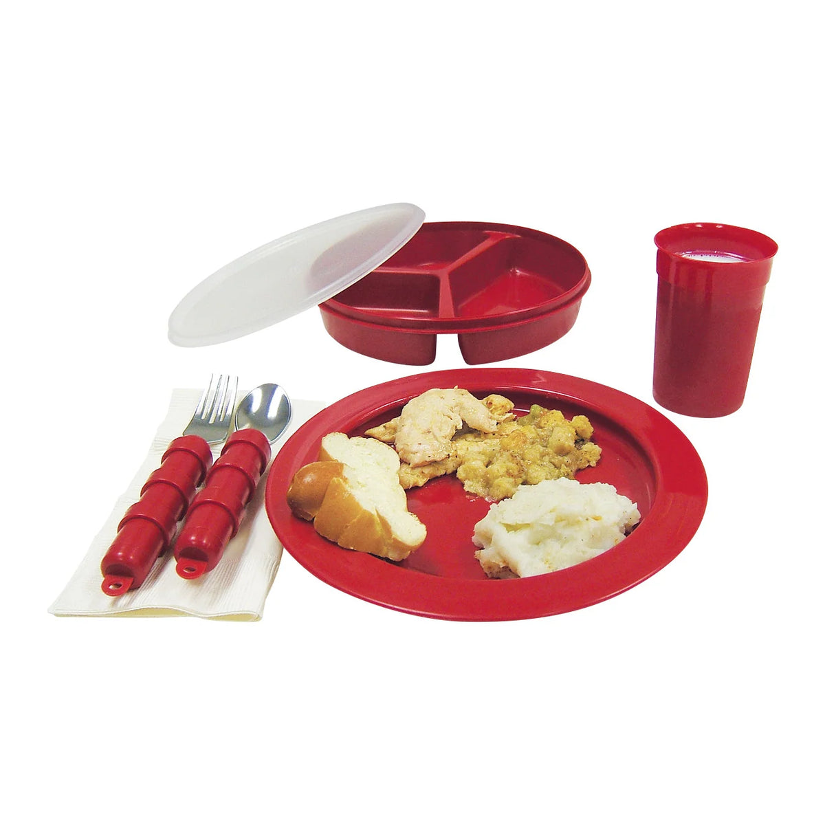 Alzheimer's Deluxe Redware™ Dinnerware Set