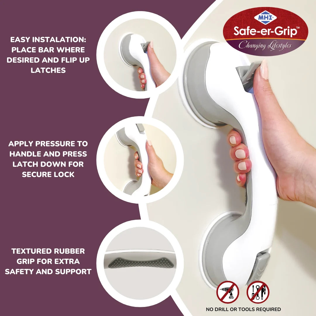 How to install the Safe-er-Grip suction grab bar
