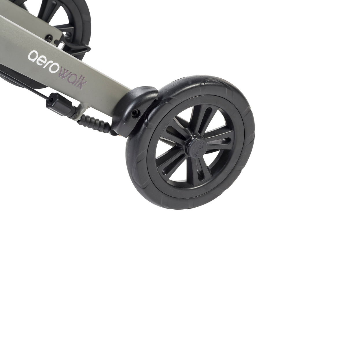 AeroWalk Ultra-Lite Rollator Rolling Walker, Grey