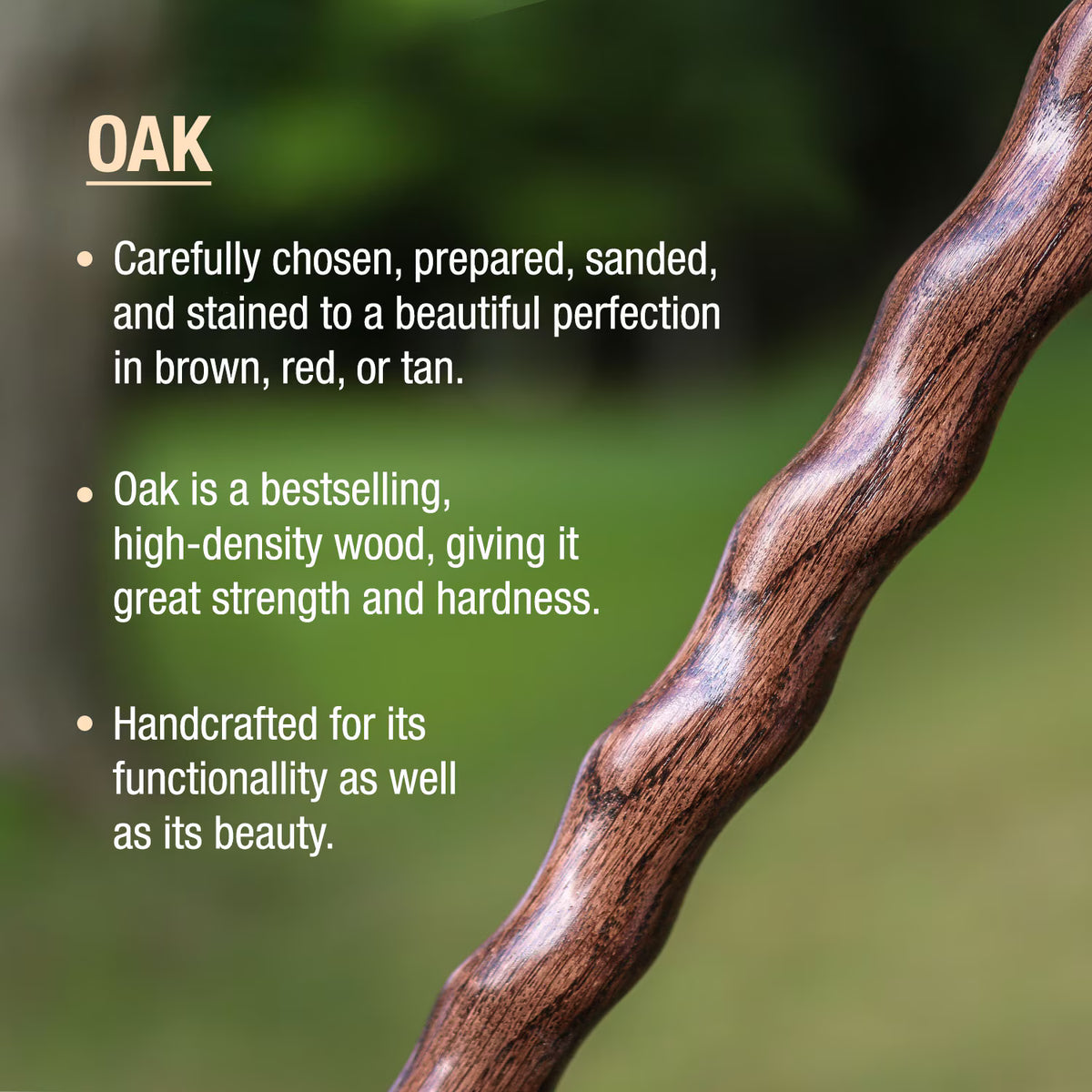 Handcrafted Wooden Walking Cane
