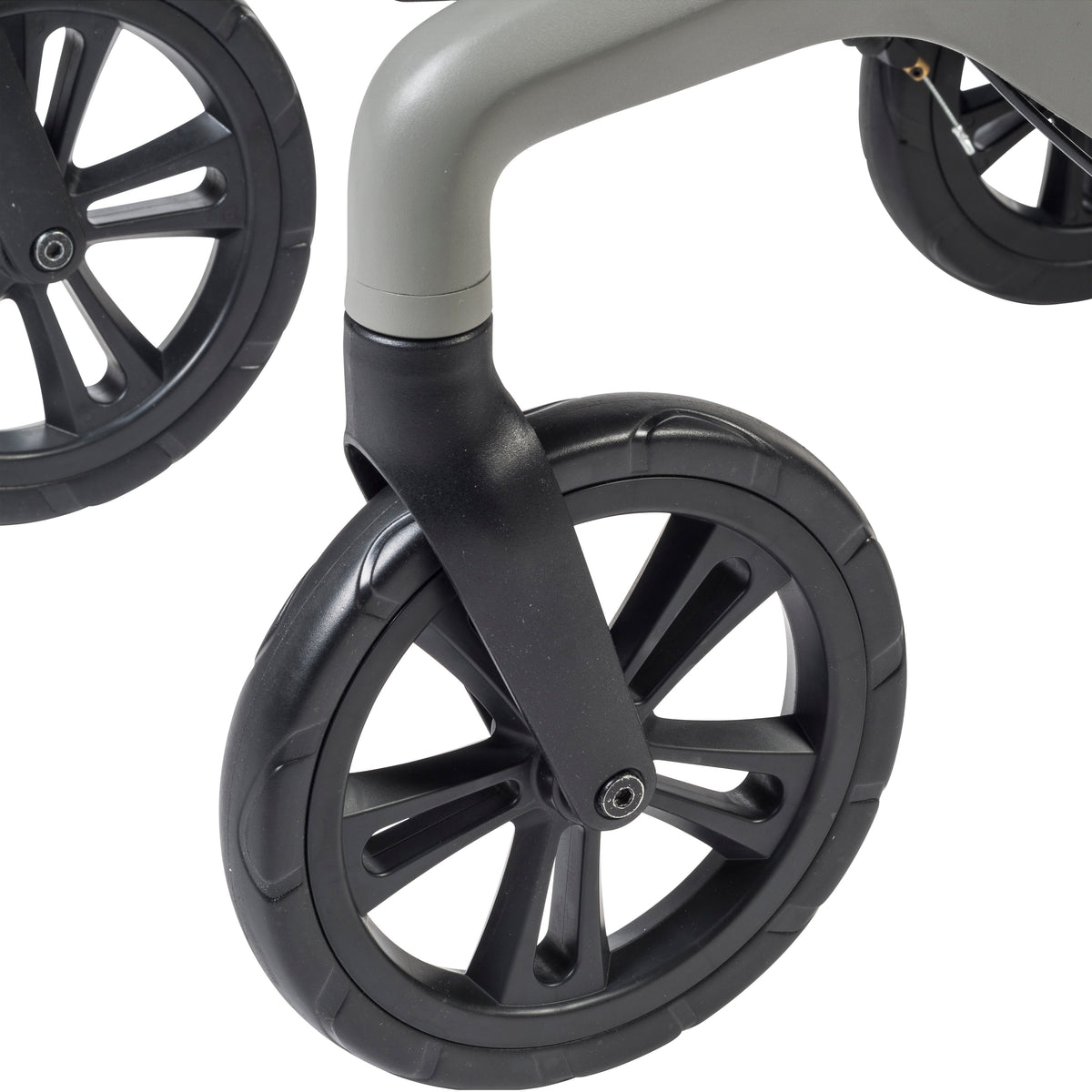 AeroWalk Ultra-Lite Rollator Rolling Walker, Grey