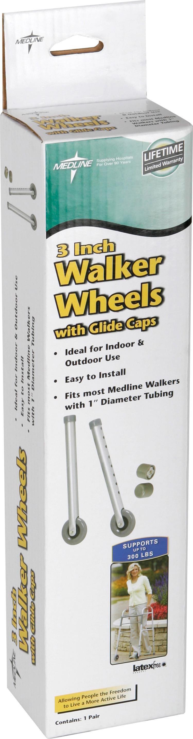 Wheel, 3", F/Walker MDS86615W