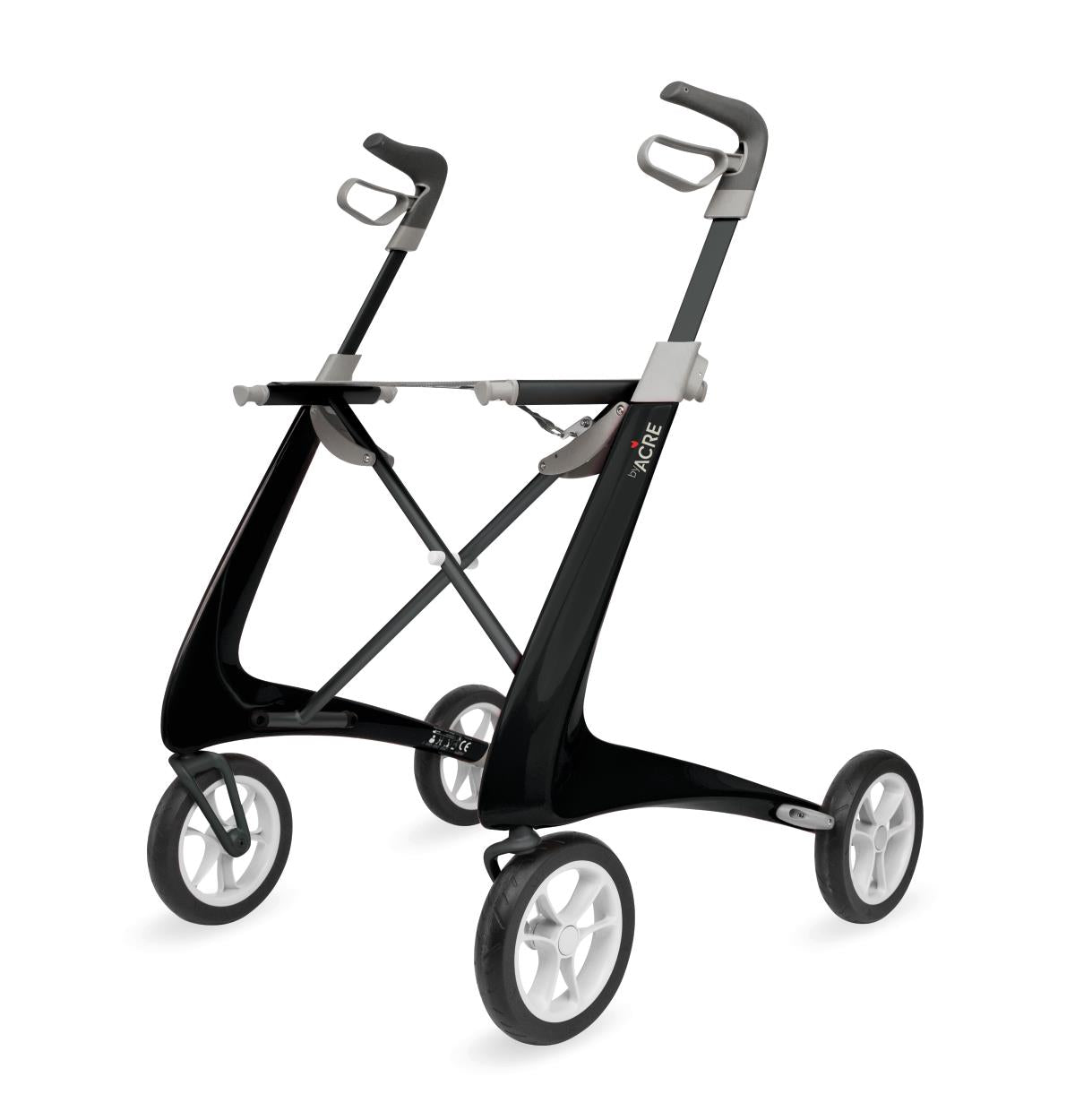 Rollator, Carbon Fiber, Comfort, Black BYA100LGBK