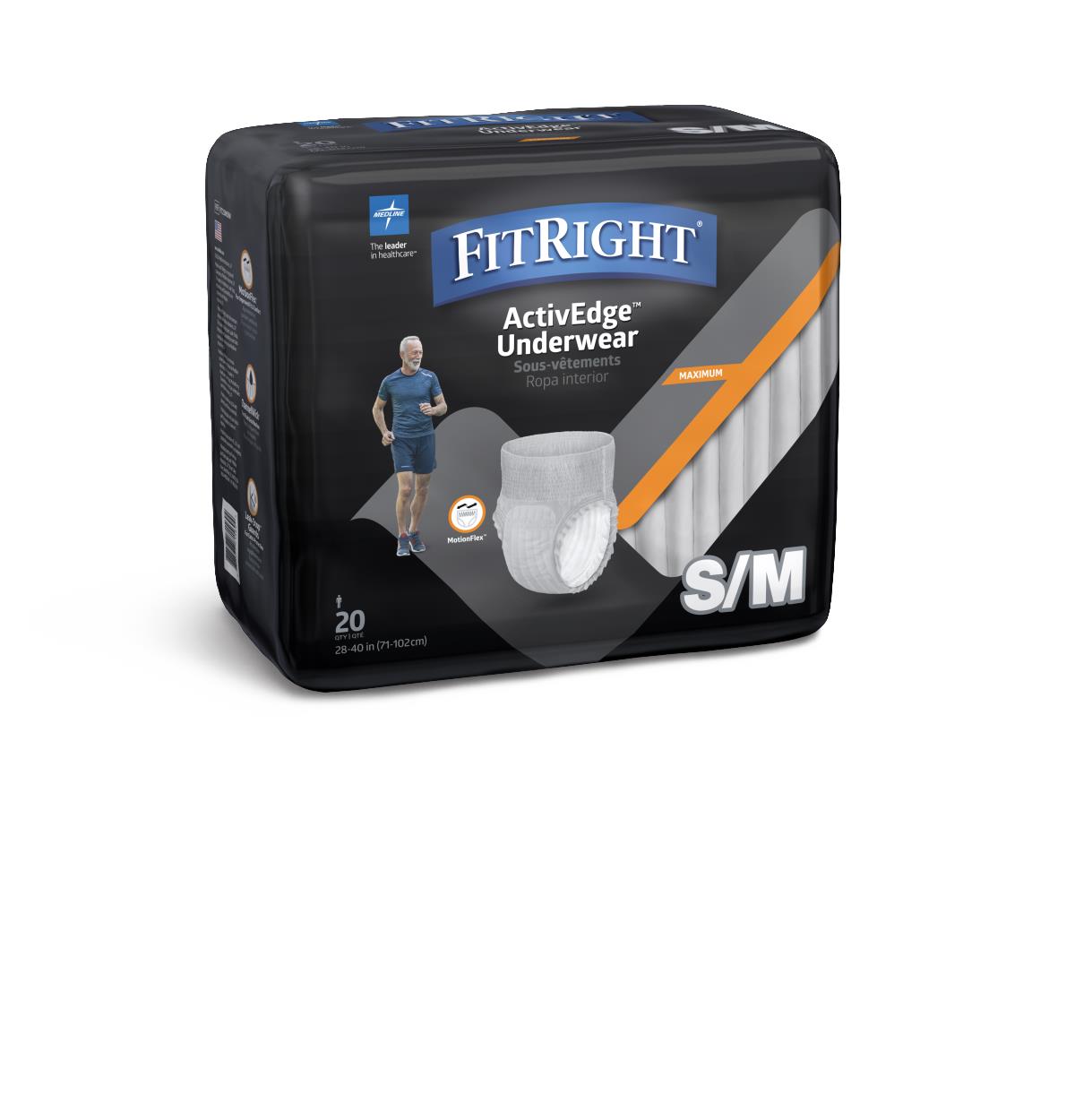Mens Underwear, Ultra, Sm/Md, 28-40 FIT23MSM