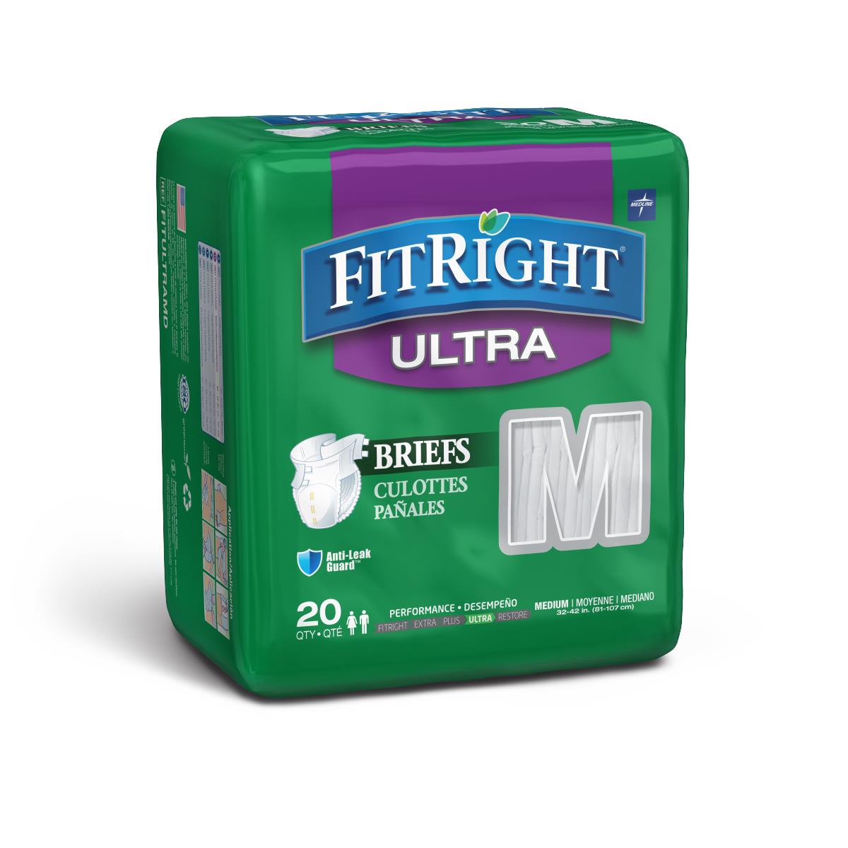 Brief, Clothlike, Fitultra, Md, 32-44 FITULTRAMDZ