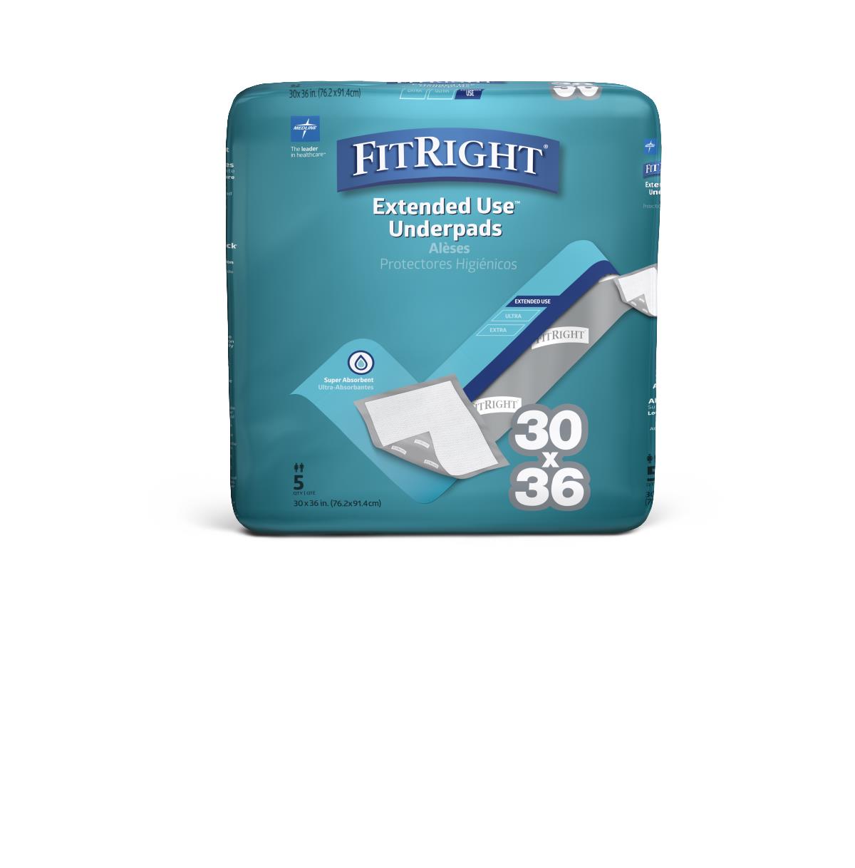 Fitright Premium Underpad, 30X36 FPU3036