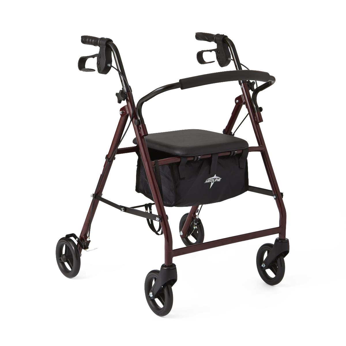 Rollator, Basic, Burgundy MDS86850E