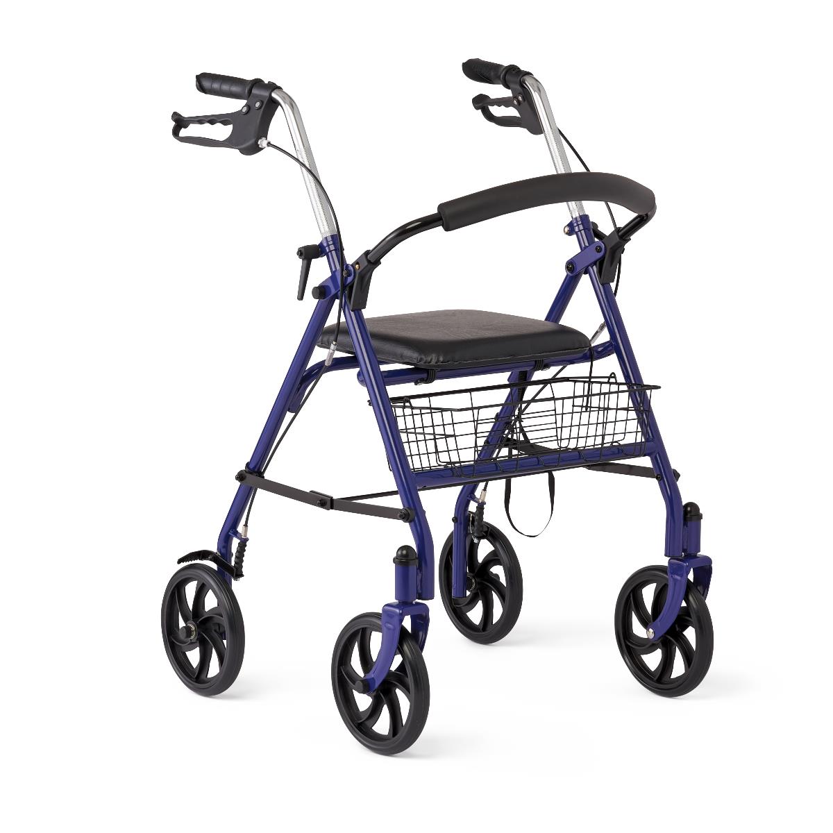 Rollator, W/Basket 8", Blue MDS86860EBS8