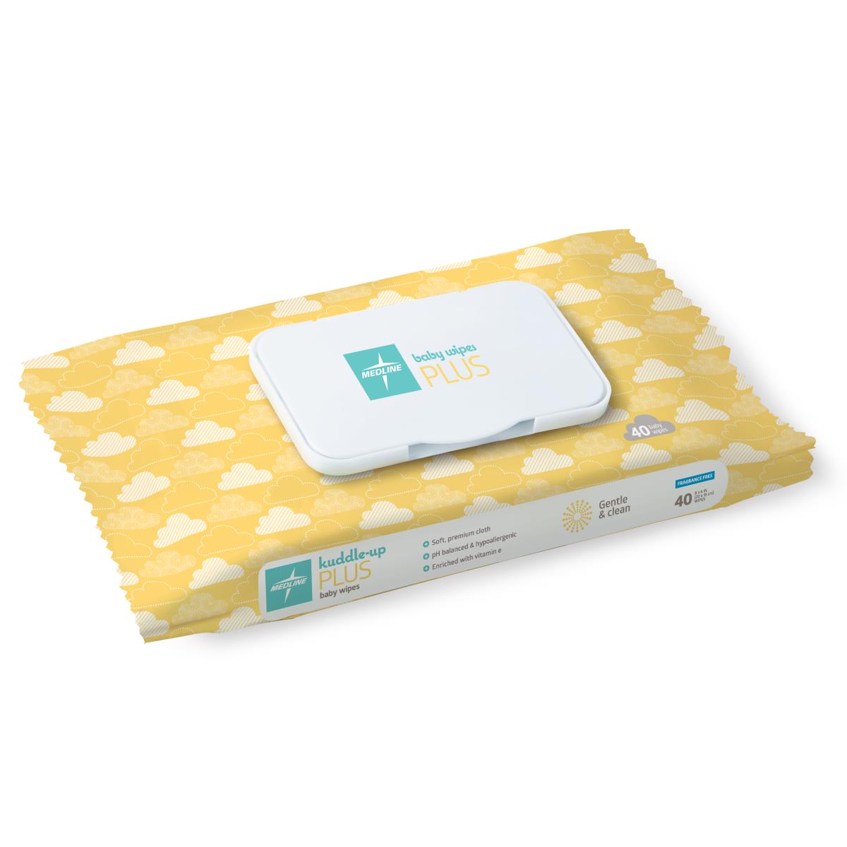 Wipe, Baby, Fragrance Free, 40Wipes/Pk MSC263040