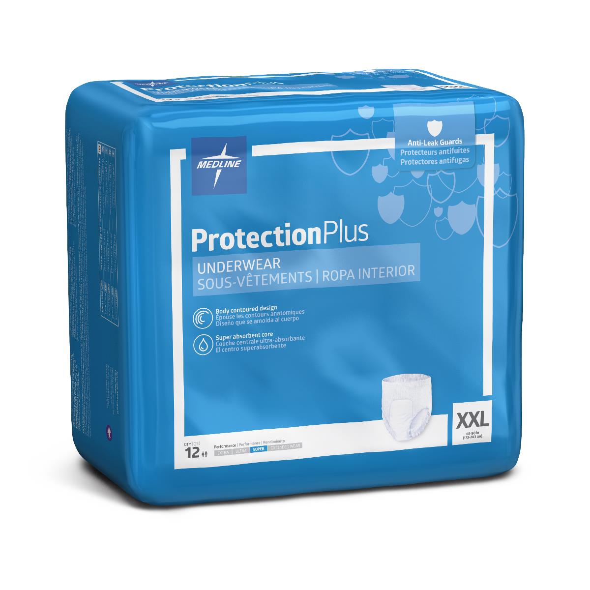 Underwear, Protective, Super, Xxl, 68-80 MSC33700