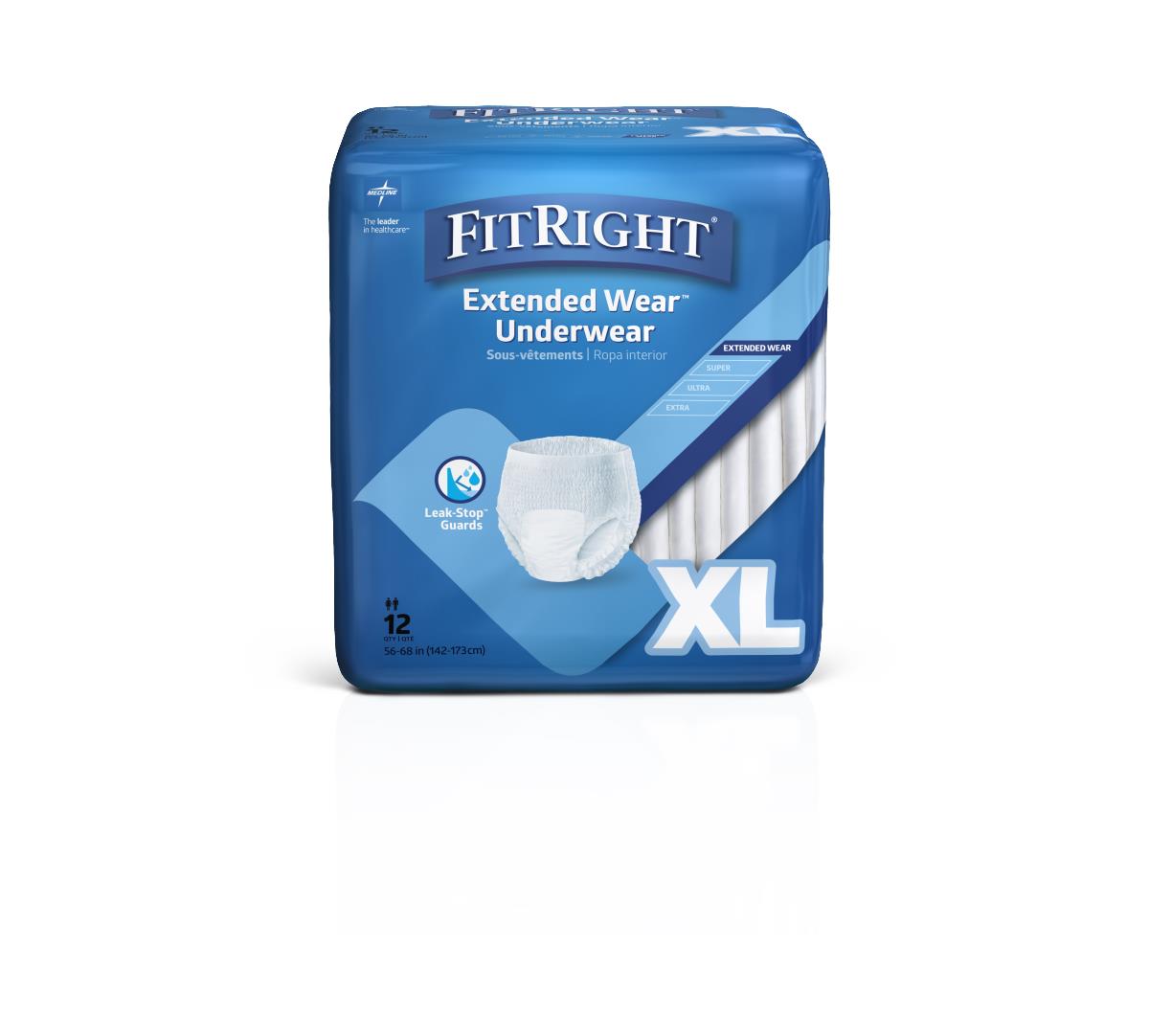 Underwear, Protective, Xlg, Hvy, 56-68 MSC53600