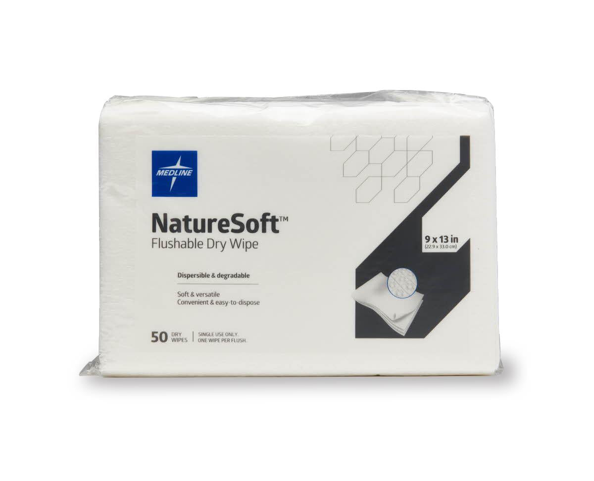 Wipe, Dry, Cleansing, Flushable NATURESOFT913
