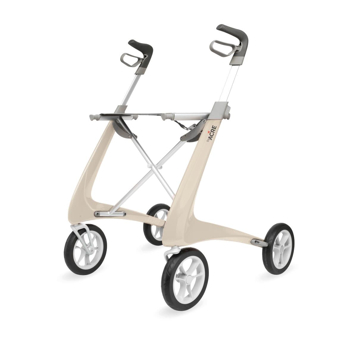 Rollator, Carbon Fiber, Comfort, White BYA100LGW