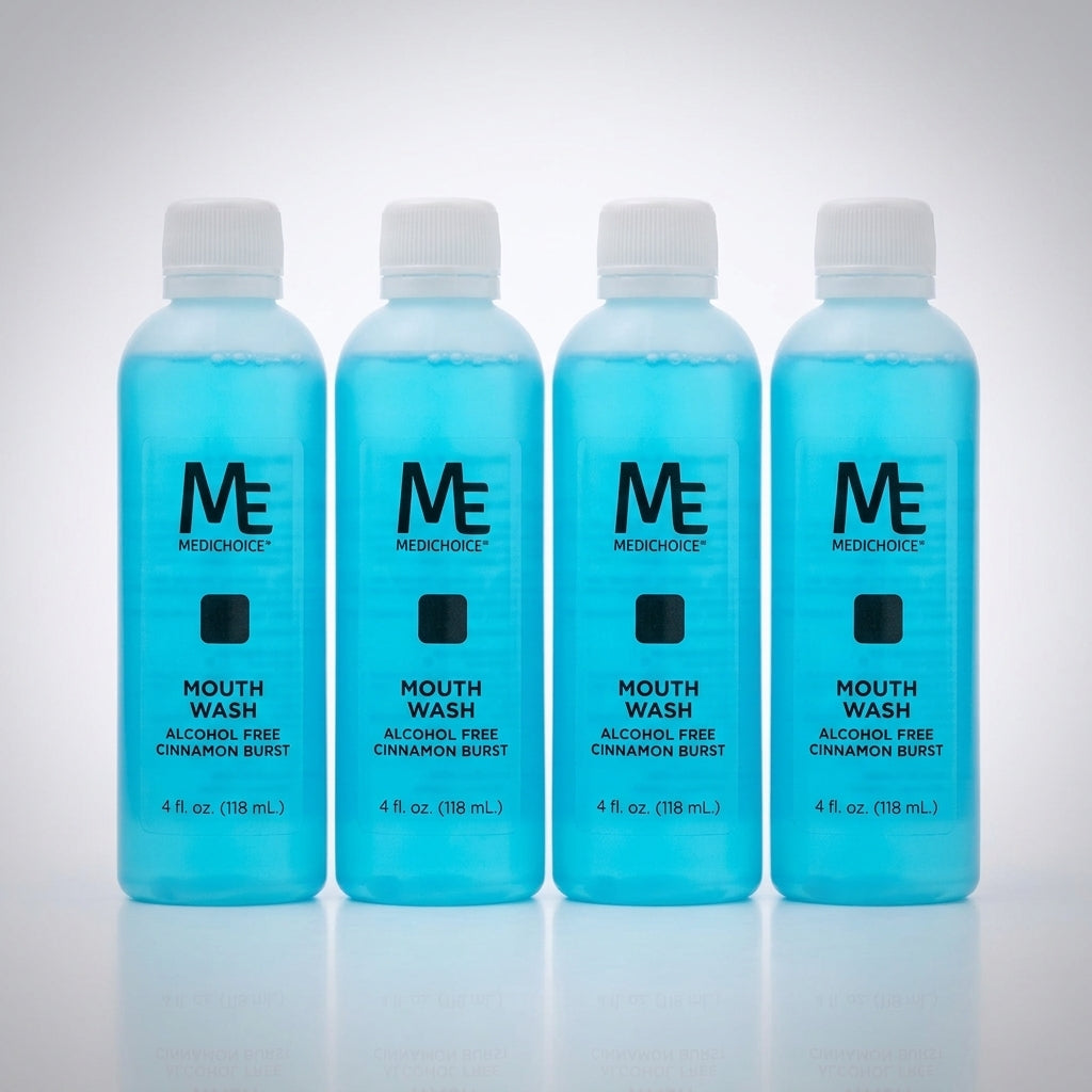ME MediChoice Mouthwash Alcohol Free, Cinnamon Burst Flavor 6-Pack (PC7500)