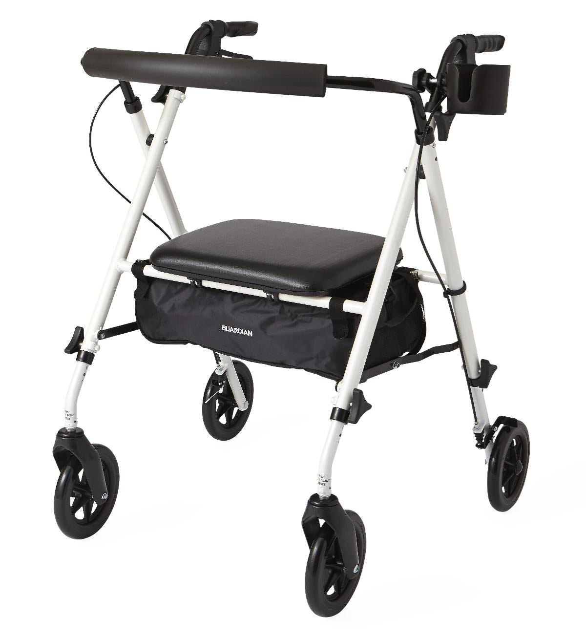 Rollator, Luxe, White MDS86835W