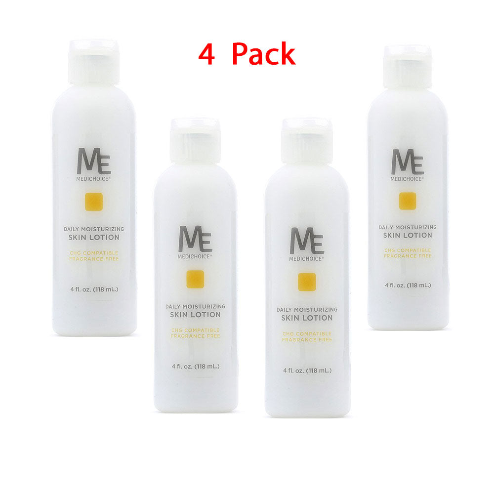 ME MediChoice Daily Moisturizing  Fragrance Free Skin Lotion (PC6004) 4-Pack, 4 OZ