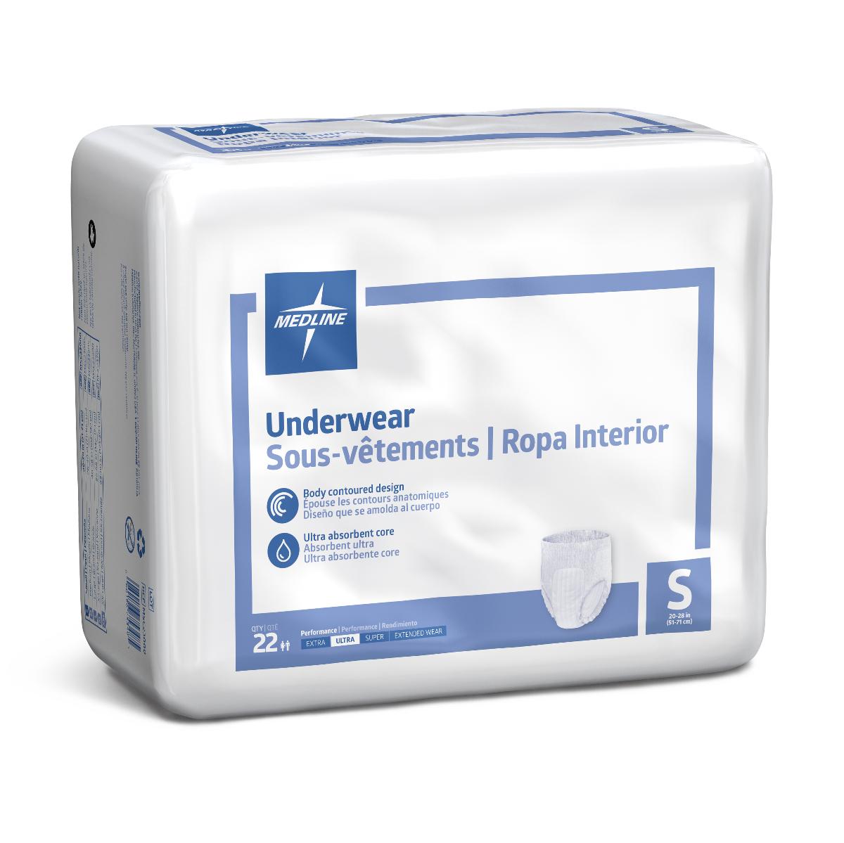 Underwear, Protective, Classic, Sm, 20-28 MSC23000H