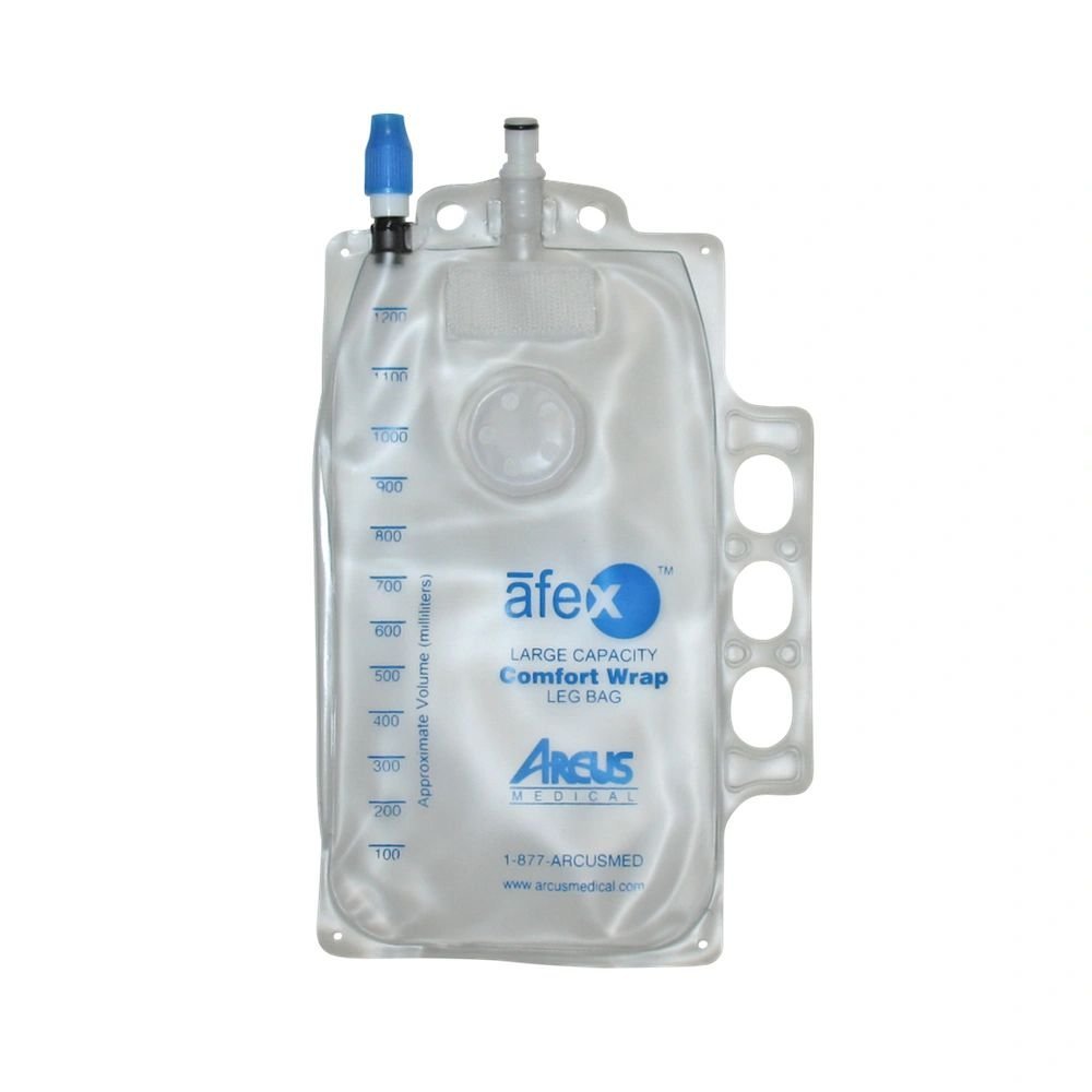 Afex Leg Bag - Standard 1200 mL Capacity - A400L - Arcus Medical